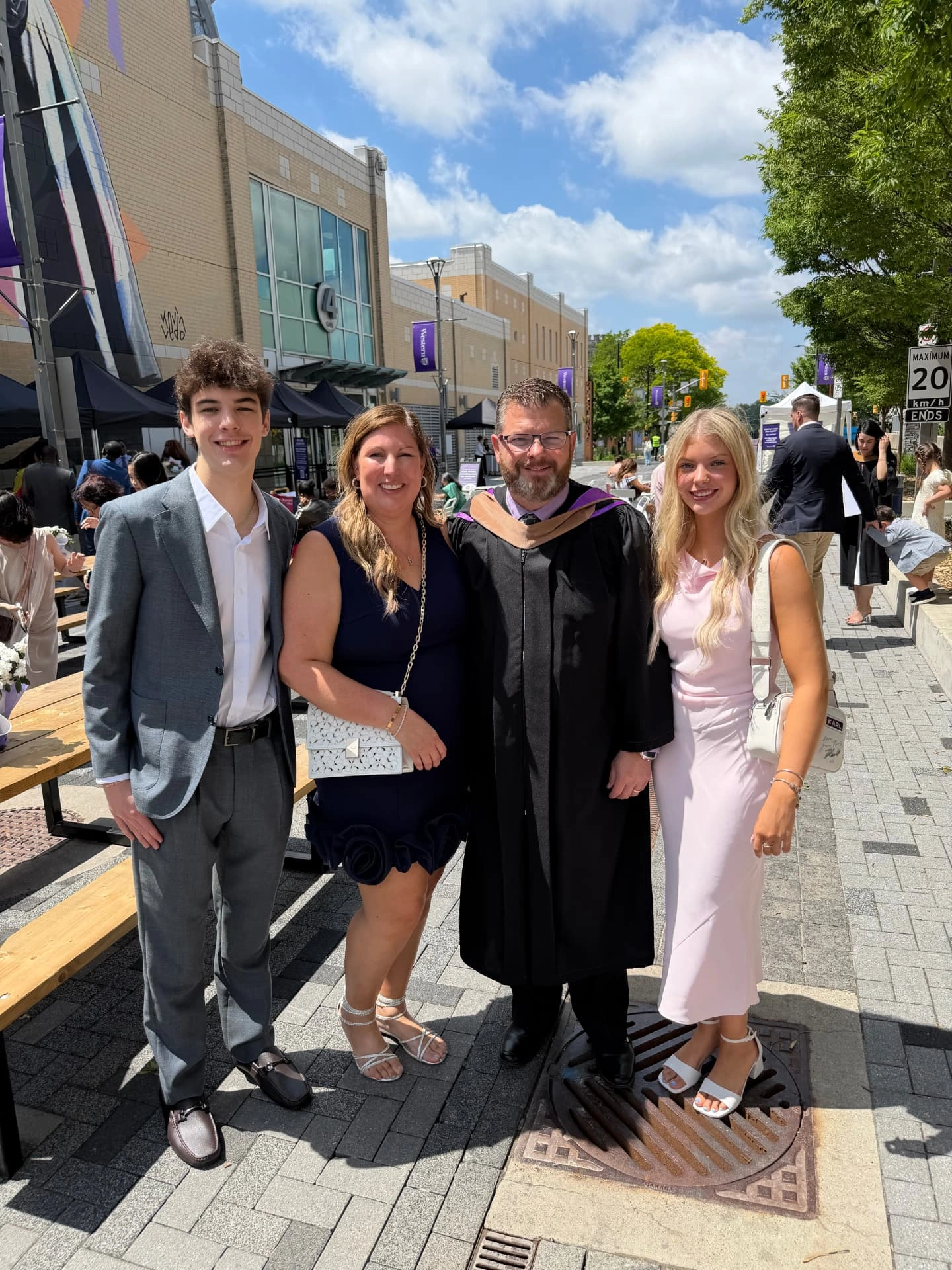 Kai, Mariah, Mike, and Maleah Osypchuck, the founders of Cohorts